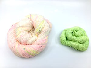 Sock Set - Can you please yell softer? with 2 minis Absinthe and Bubblegum